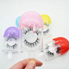 Ice Cream Plastic Eyelash Box Packaging with Private Label For 25mm 5D Mink Lashes Drop Shipping Free Samples 3DLM HAE 3DVM